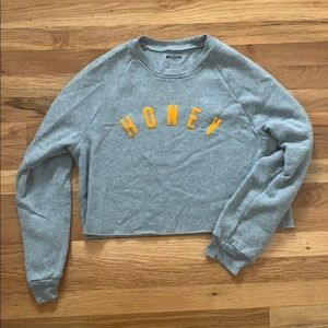 Crop “Honey” Sweatshirt